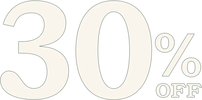 30% Off Storewide