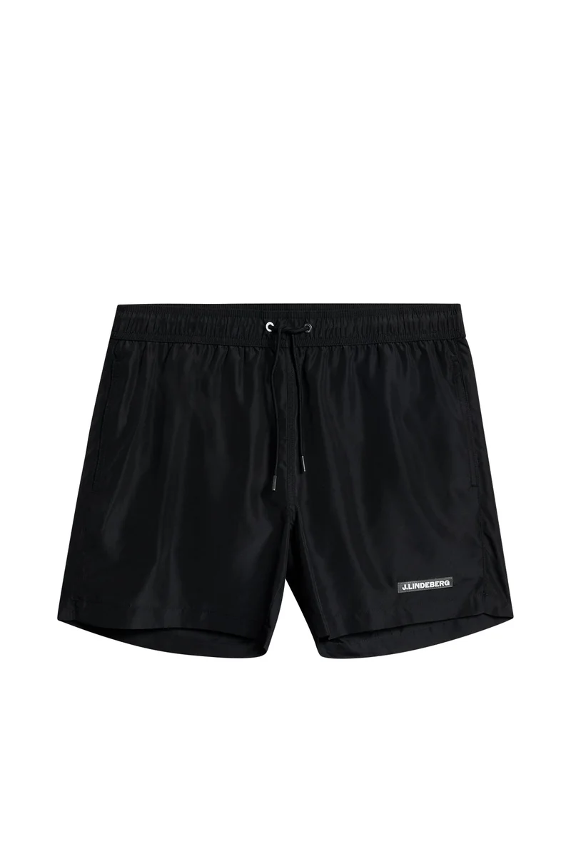Image of Banks Solid Swim Trunks / Black