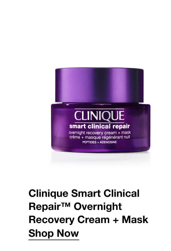Clinique Smart Clinical Repair™ Overnight Recovery Cream + Mask Shop Now