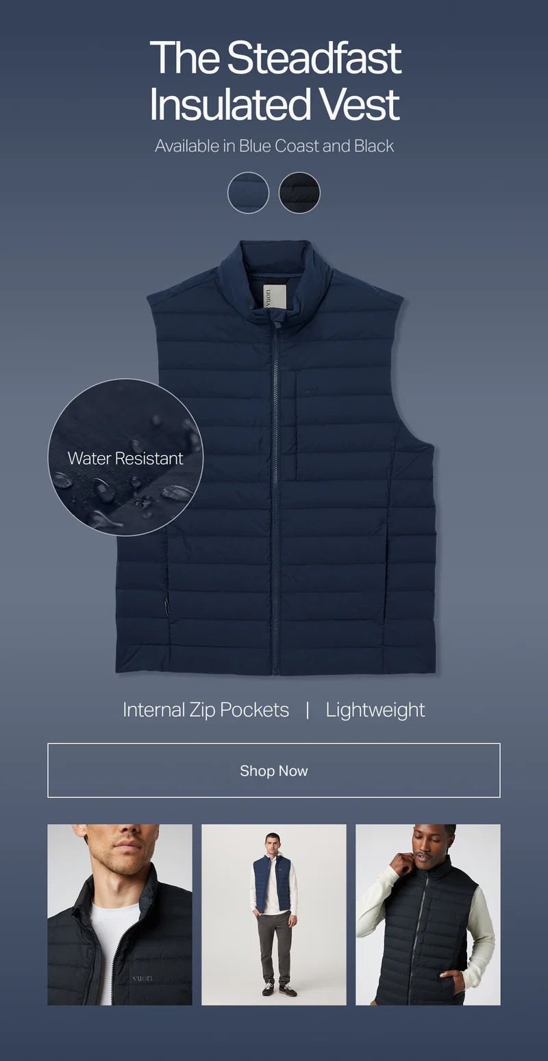 The Steadfast Insulated Vest