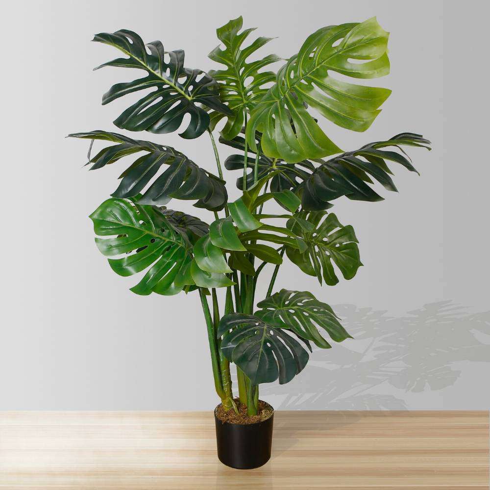 Image of Mona Artificial Monstera Potted Plant 45"