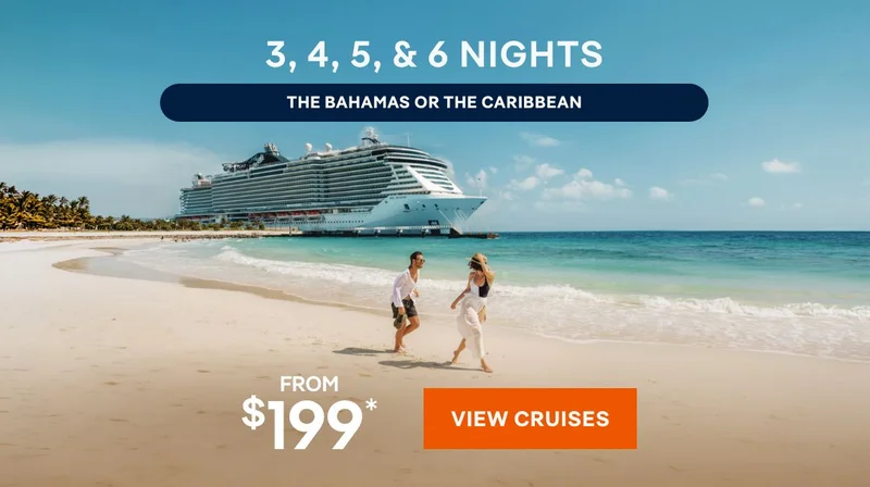 3,4&5 Nights - The Bahamas or The Caribbean From $199* - View Cruises