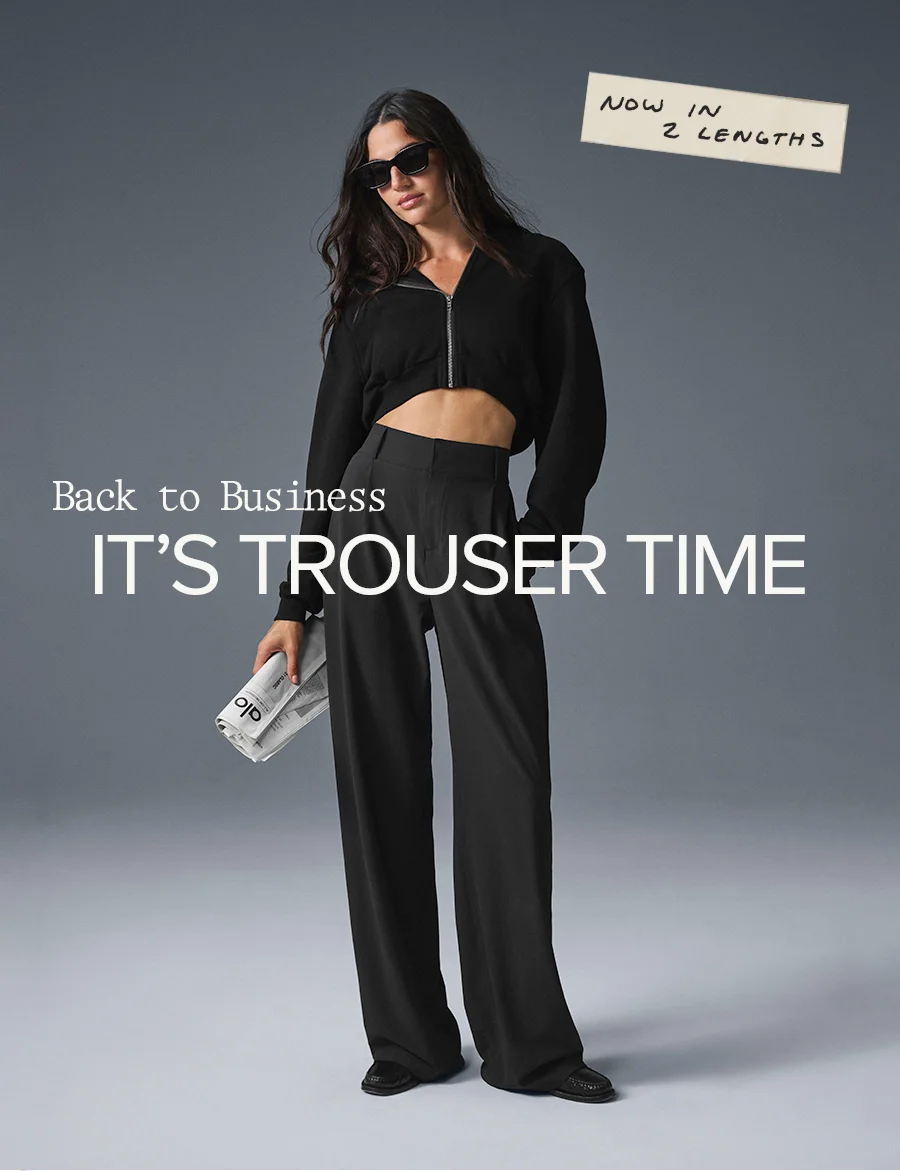 Back to Business. It's Trouser Time