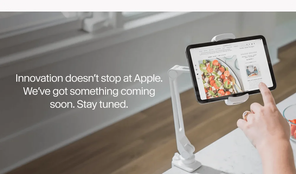 Innovation doesn’t stop at Apple. We’ve got something coming soon. Stay tuned.