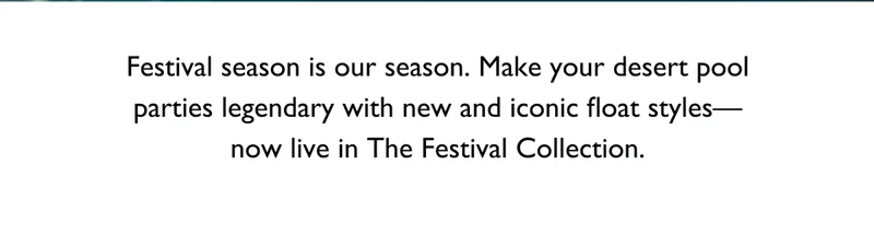 The Festival Collection - Now Live