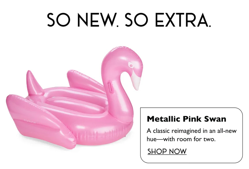 Metallic Pink Swan