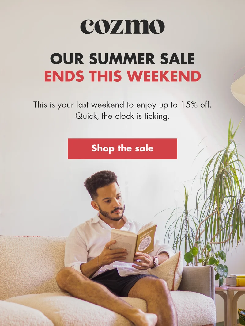 Hero Image - Summer Sale Ends