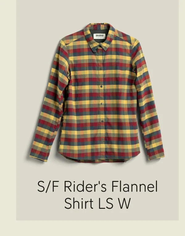 S/F Rider's Flannel Shirt LS W