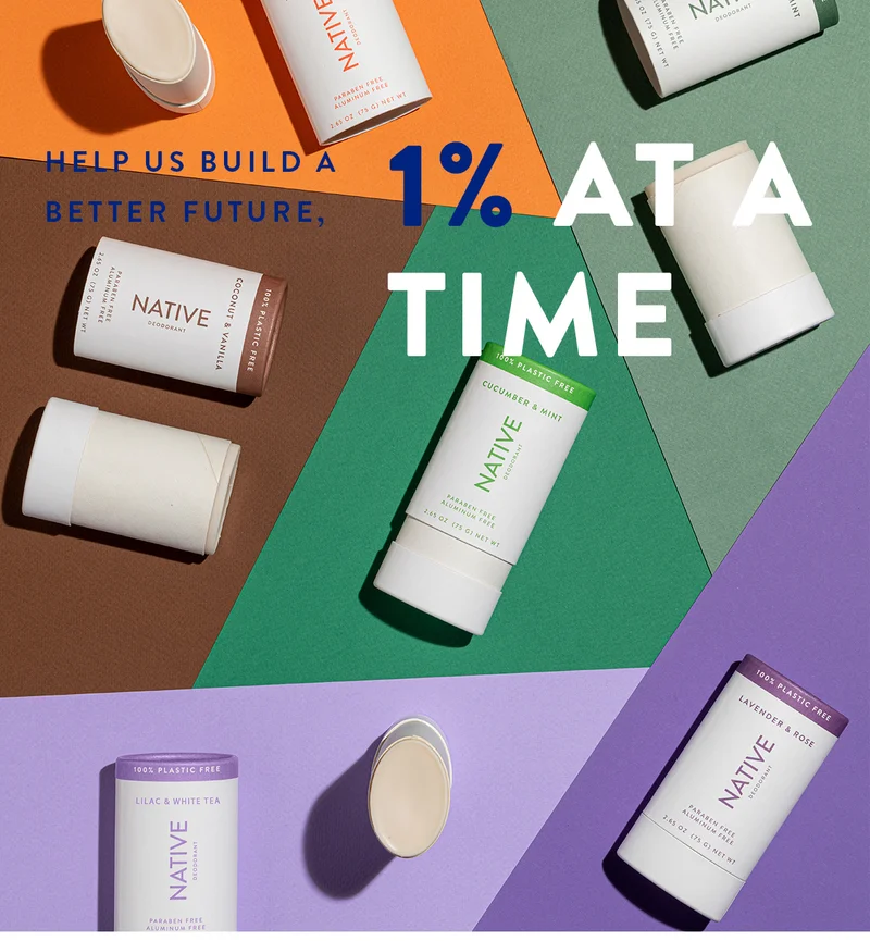 HELP US BUILD A BETTER FUTURE, 1% AT A TIME