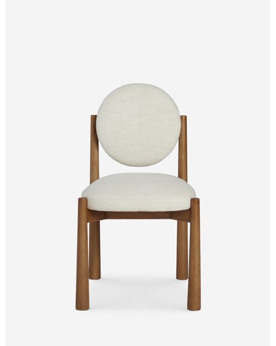 Truett Dining Chair-Ivory Basketweave