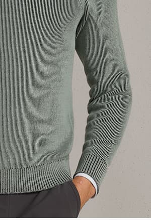 New style: Rib Crew Neck Sweater