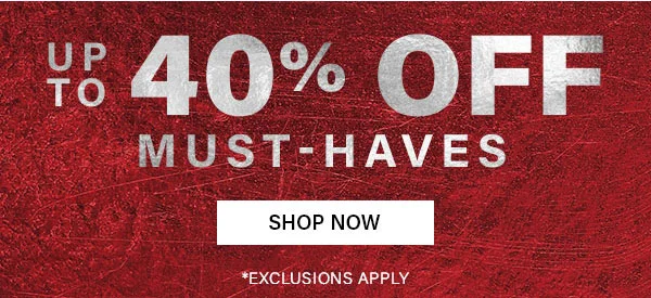 Up To 40% Off