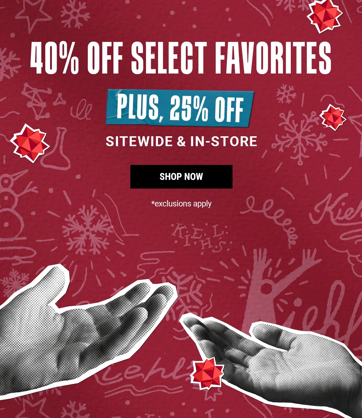 40% OFF Select Favorites