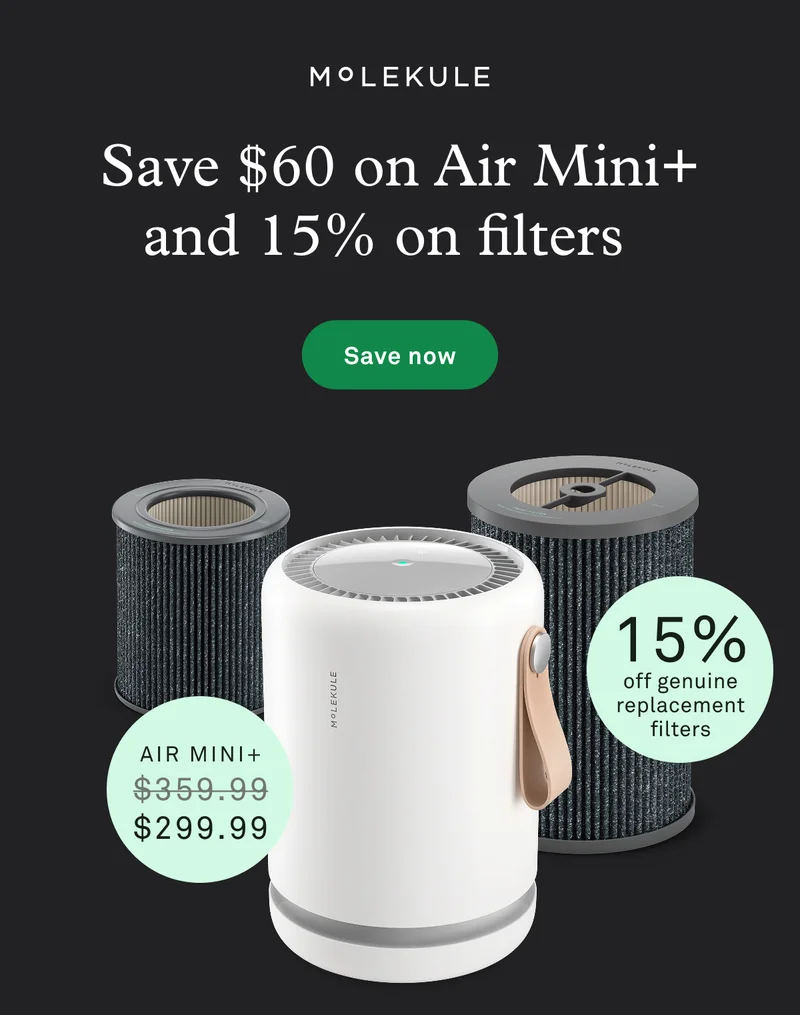 Save $60 on Air Mini+ and 15% on filters