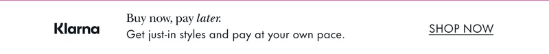 Klarna Buy now, pay later Shop Now