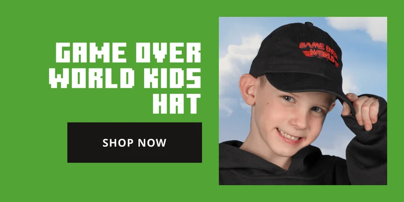 GAME OVER WORLD KIDS HAT