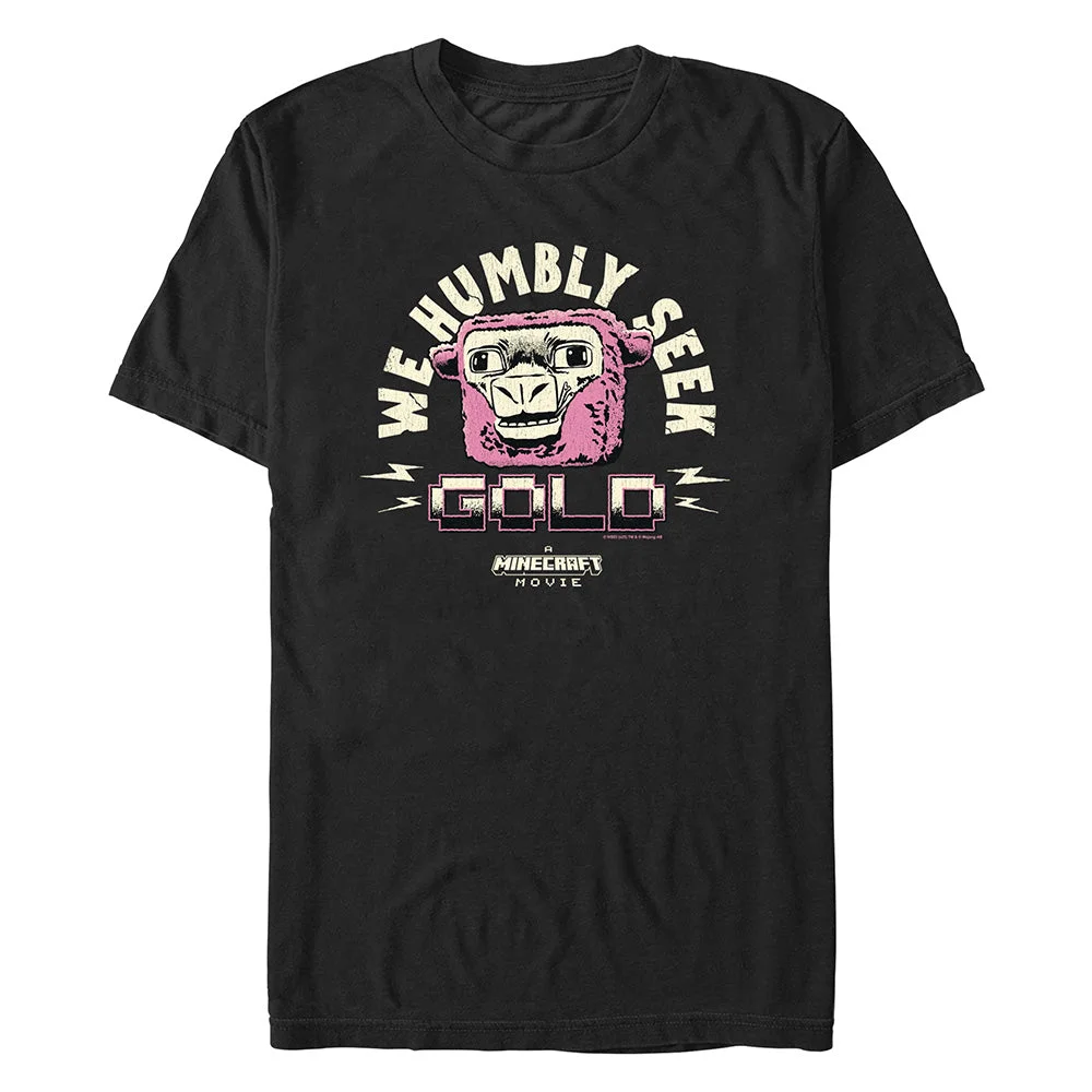Image of A Minecraft Movie Gold Adult Tee