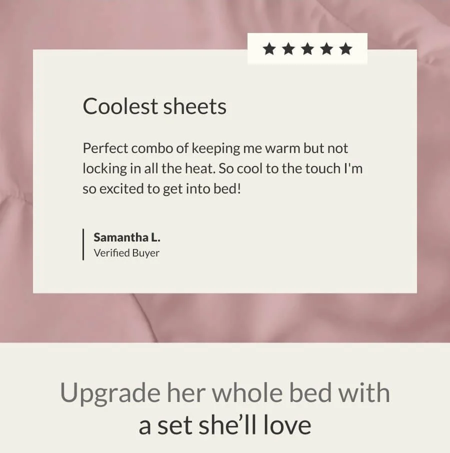 Coolest sheets