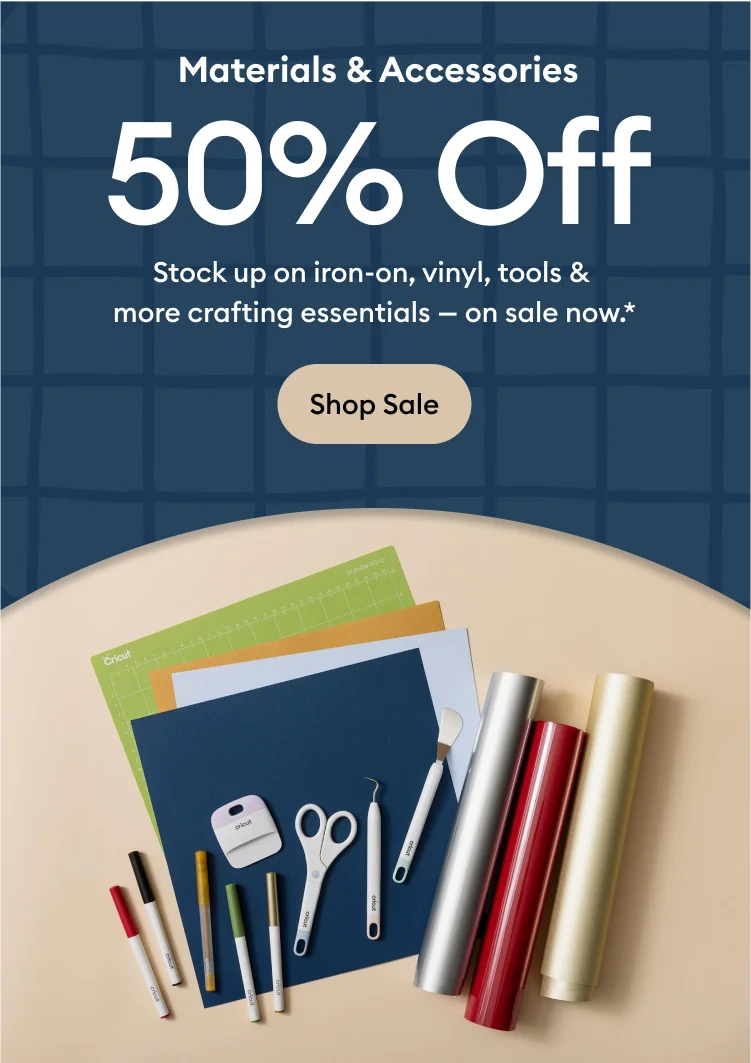 50 off Materials.