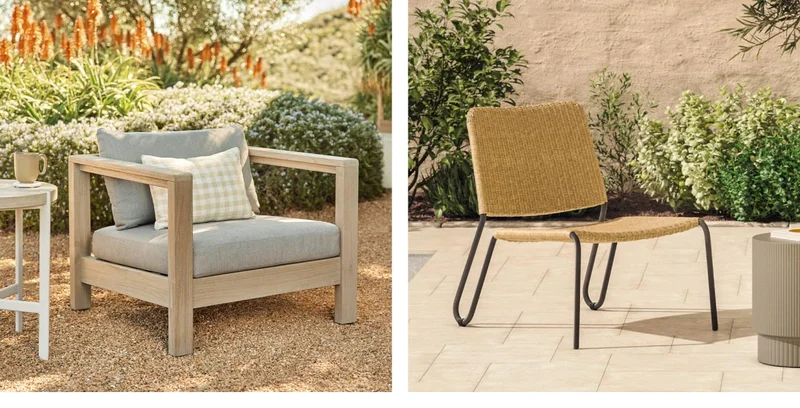 From rain-resistant to plushy cushions, our outdoor seating is made for the outdoors.
