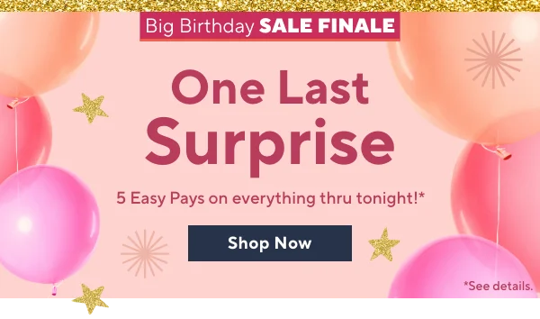 birthday sale