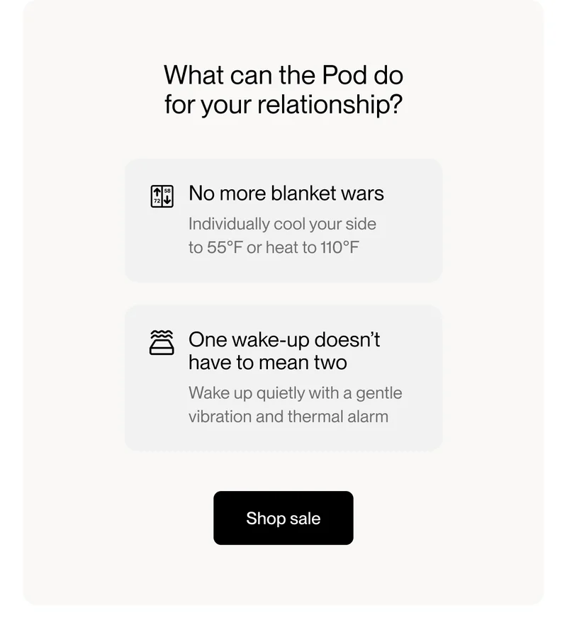 What can the Pod do  for your relationship?