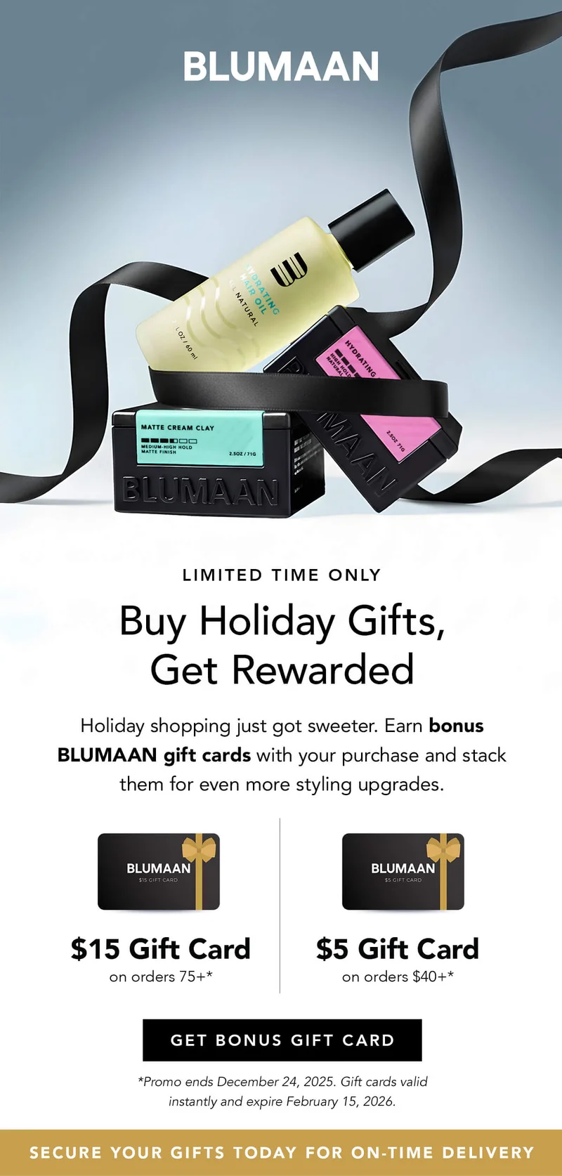Buy Holiday Gifts, Get Rewarded
