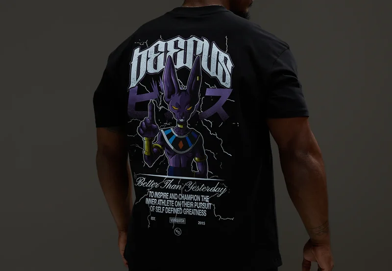 Vanquish DBS Beerus Black Oversized T Shirt