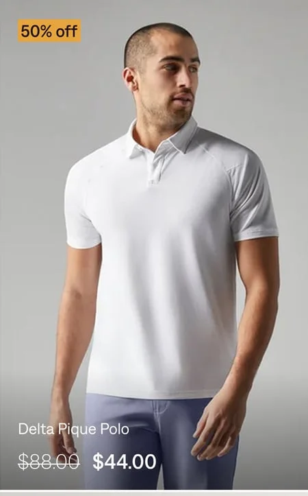Delta Pique Polo