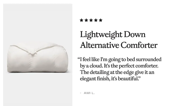 Lightweight Down Alternative Comforter