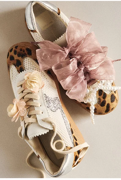 Decorated sneakers