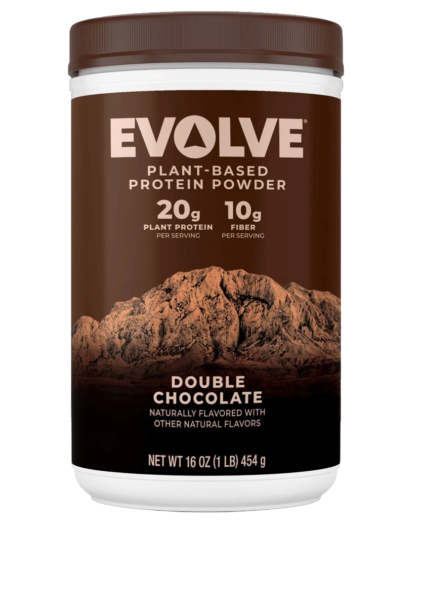 Image of Evolve Plant-Based Protein Powder - Double Chocolate