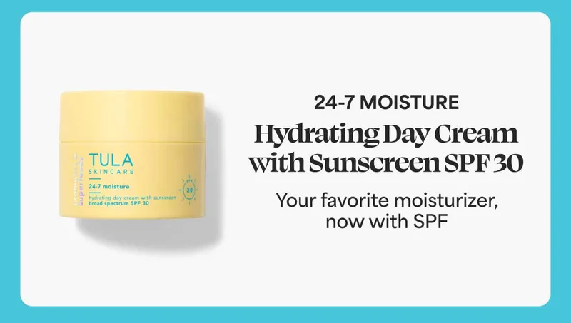 24-7 MOISTURE  Hydrating Day Cream with Sunscreen SPF30 Your favorite moisturizer,  now with SPF