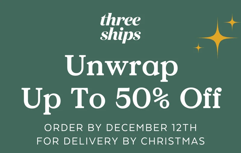 Three Ships. Order By December 12th For Delivery By Christmas.