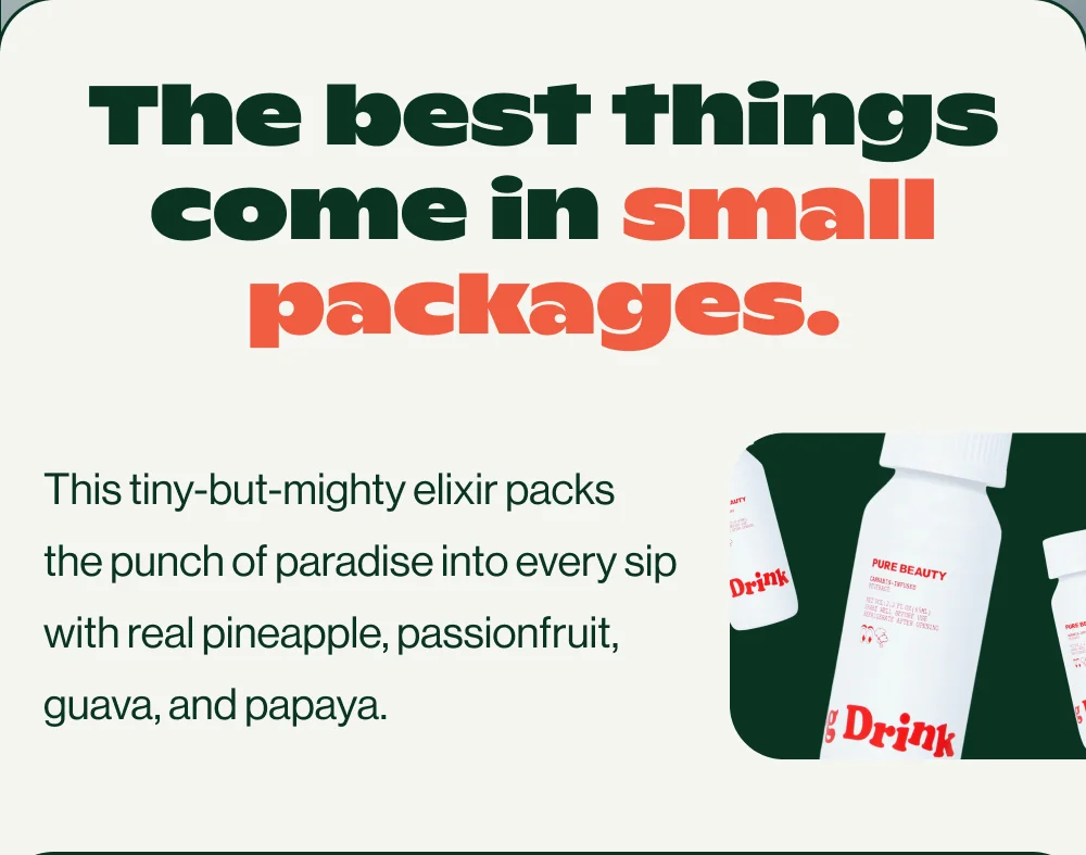 the best things come in small packages