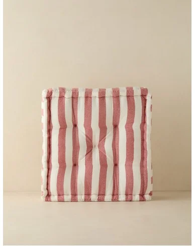 Sunday Indoor / Outdoor Box Pillow-Red