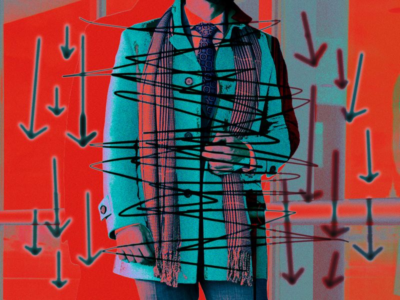 Image may contain: Clothing, Coat, Art, Modern Art, Accessories, Formal Wear, Tie, Adult, Person, Jacket, and Overcoat