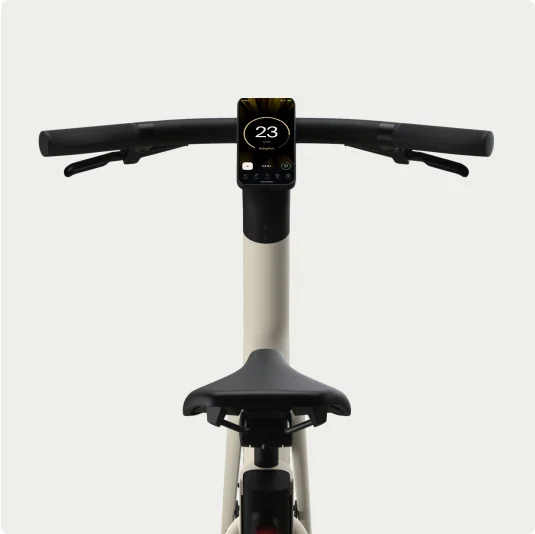 Side view of the Cowboy Cruiser ST e-bike in Lavender, with a step-through frame for easier accessibility and modern styling.