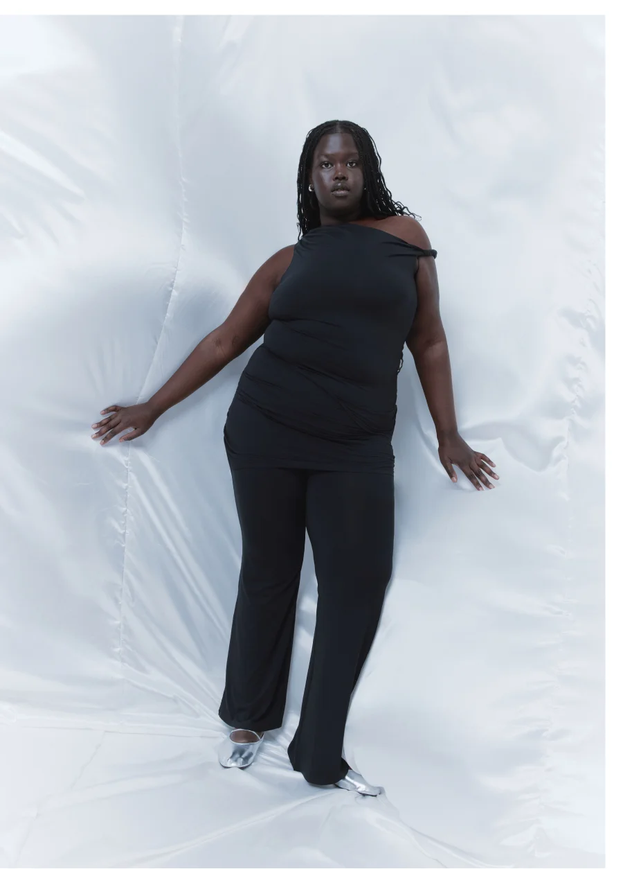 Black JerseyLounge Skirt Pant