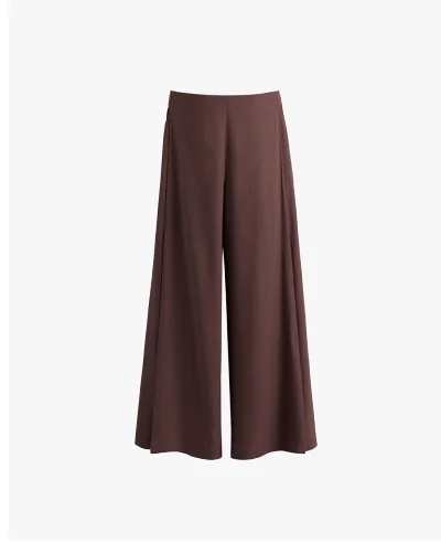 Linen Pleated Pant Coffee