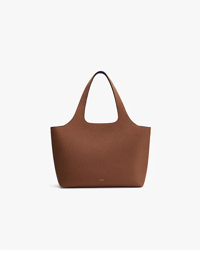 System Zipper Tote 16-Inch Dark Chestnut