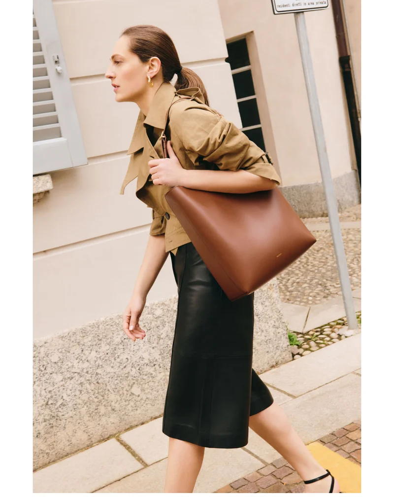 Oversized Linea Dark Chestnut
