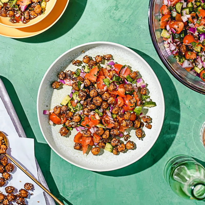 Roasted Chickpeas Salad