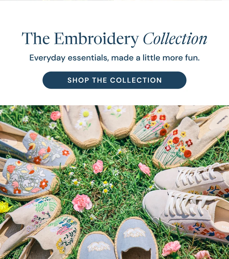 The embroidery Collection. Shop the Collection