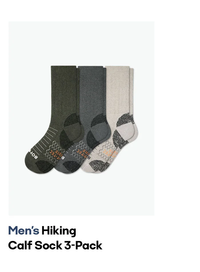 Men's Hiking Quarter Sock 3-Pack