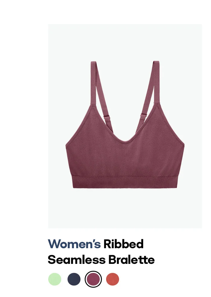 Women's Ribbed Seamless Bralette