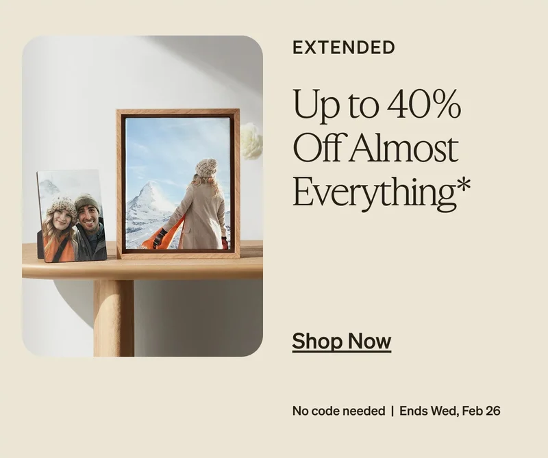 Unlimited Free Photo Book Pages + Up to 40% Off Almost Everything