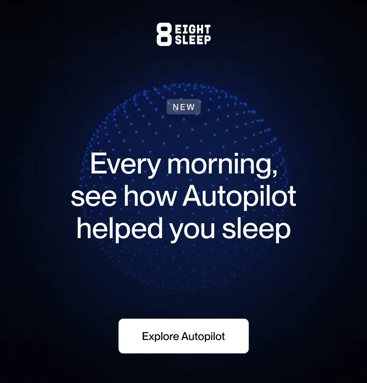 Every morning, see how Autopilot helped you sleep
