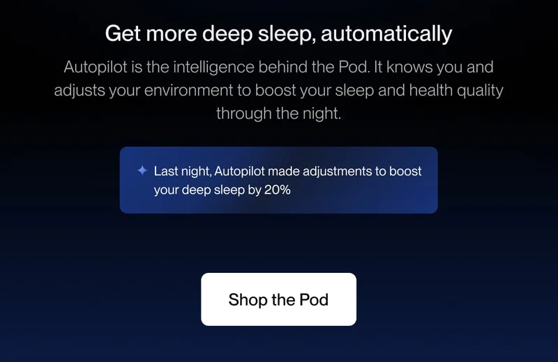 Get more deep sleep, automatically