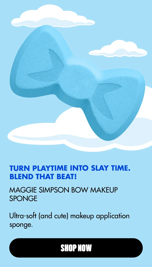 MAGGIE SIMPSON BOW MAKEUP SPONGE